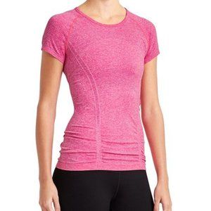 Athleta Fastest Track Tee, Pink Short Sleeve Top